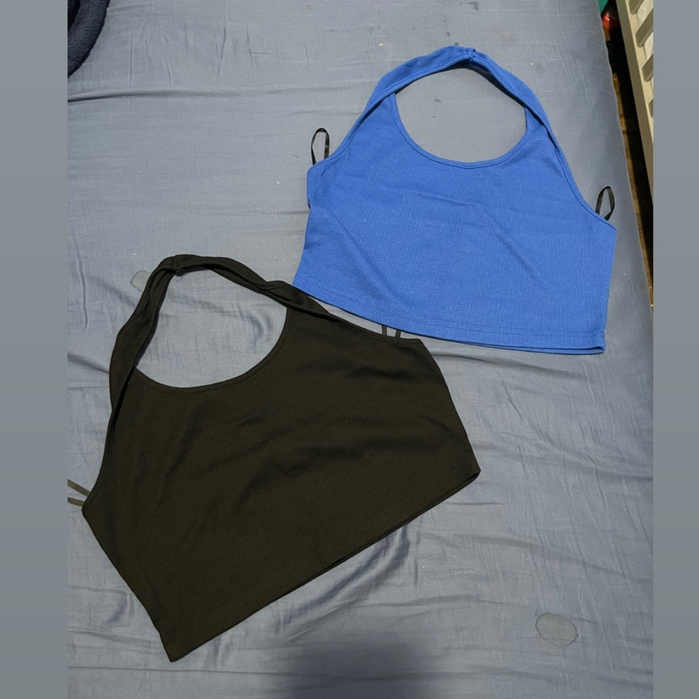 Twin Set Crop Tops - Size Medium
